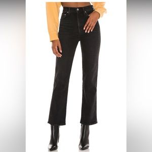 Pinch waist high rise kick flare Jean by Agolde